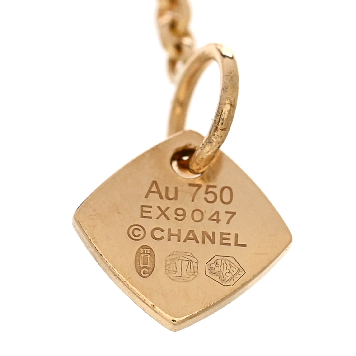 Chanel 18K Yellow Gold Coco Crush Station Bracelet 3 of 4