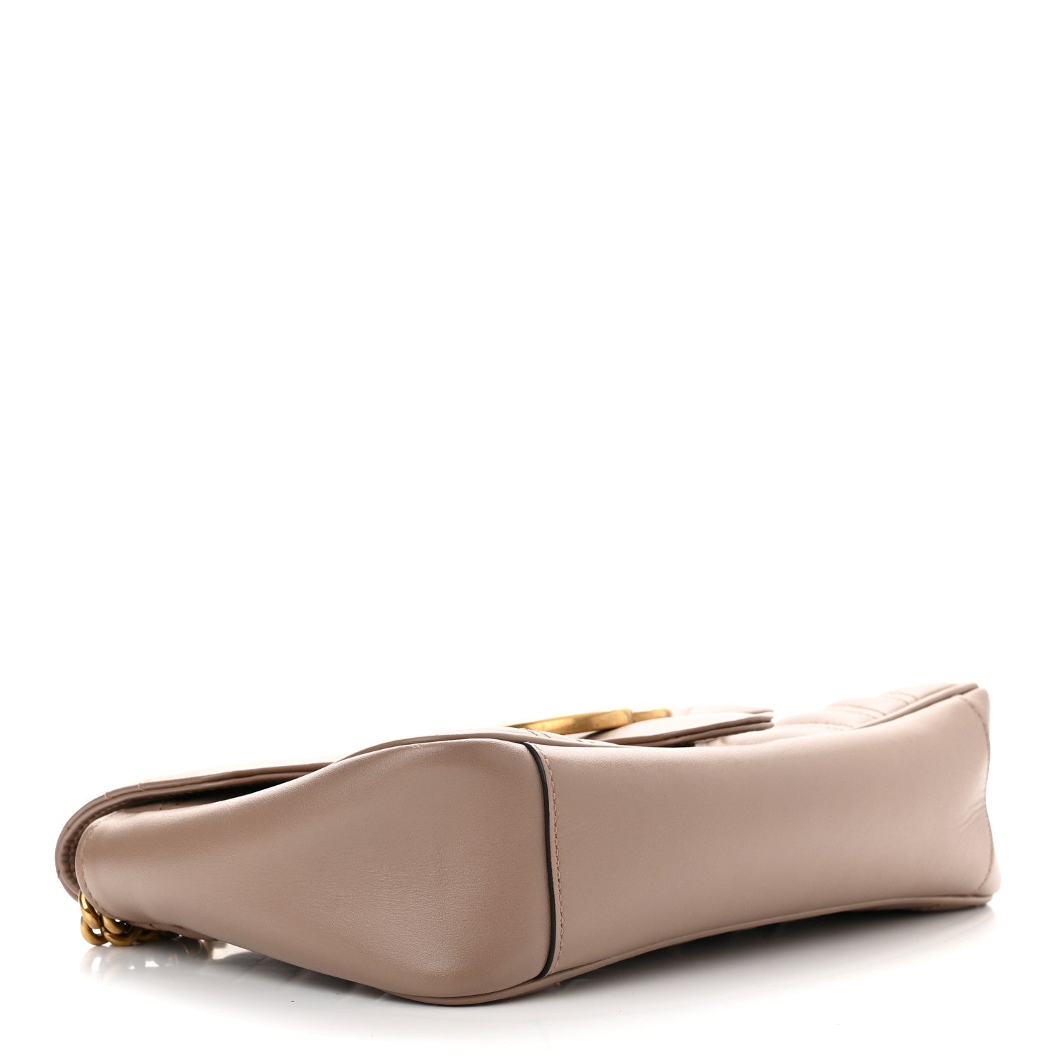 Gucci Calfskin Matelasse Small GG Marmont Shoulder Bag Porcelain Rose 4 of 10
