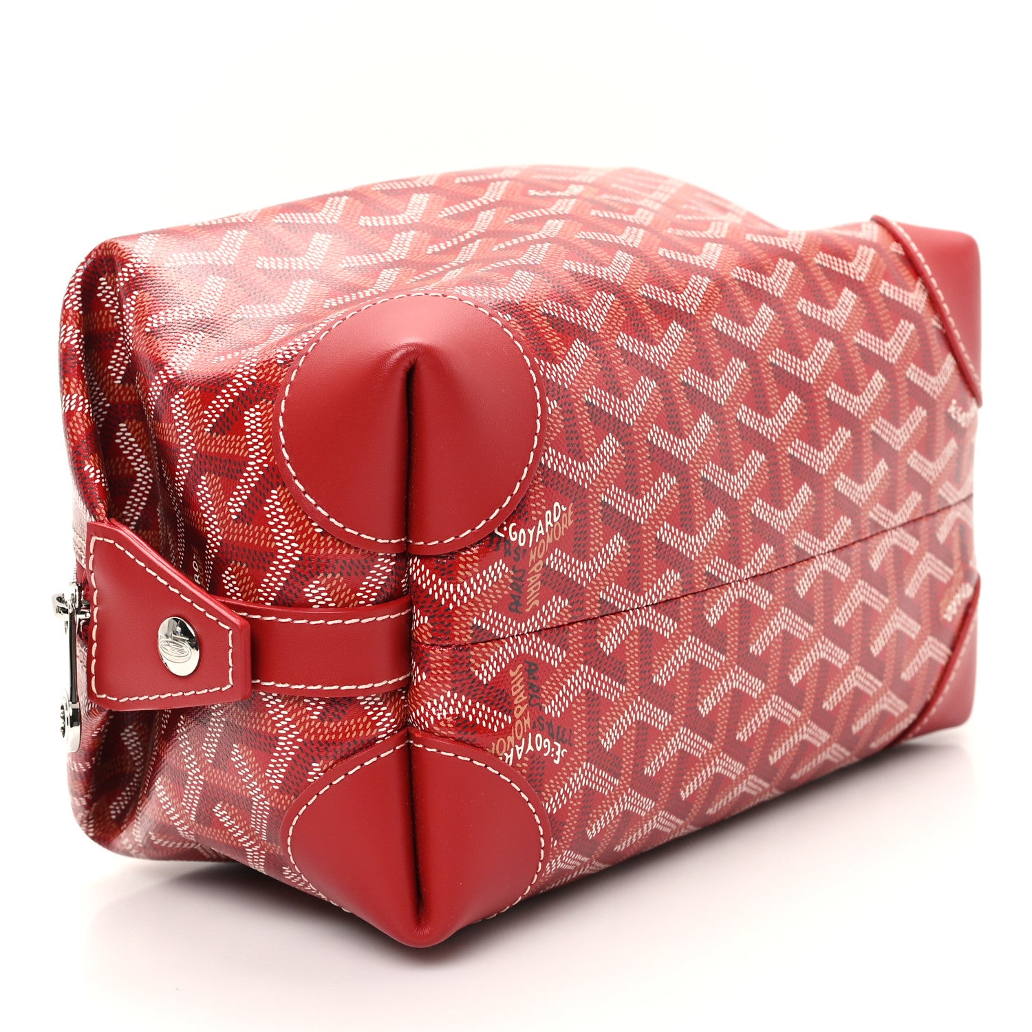 Goyard Goyardine Boeing 25 Trousse de Toilette Red 4 of 6