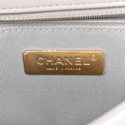 Chanel Lambskin Quilted Large Chanel 19 Flap Grey 6 of 11