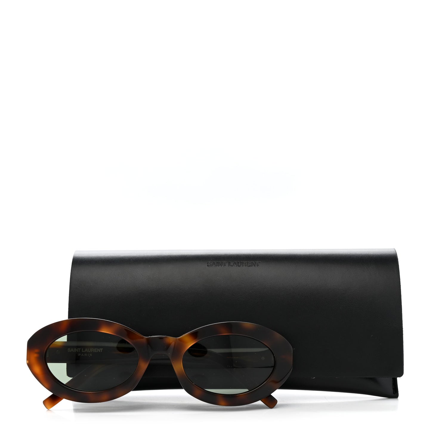 Acetate Oval Sunglasses SL M136 Medium Havana