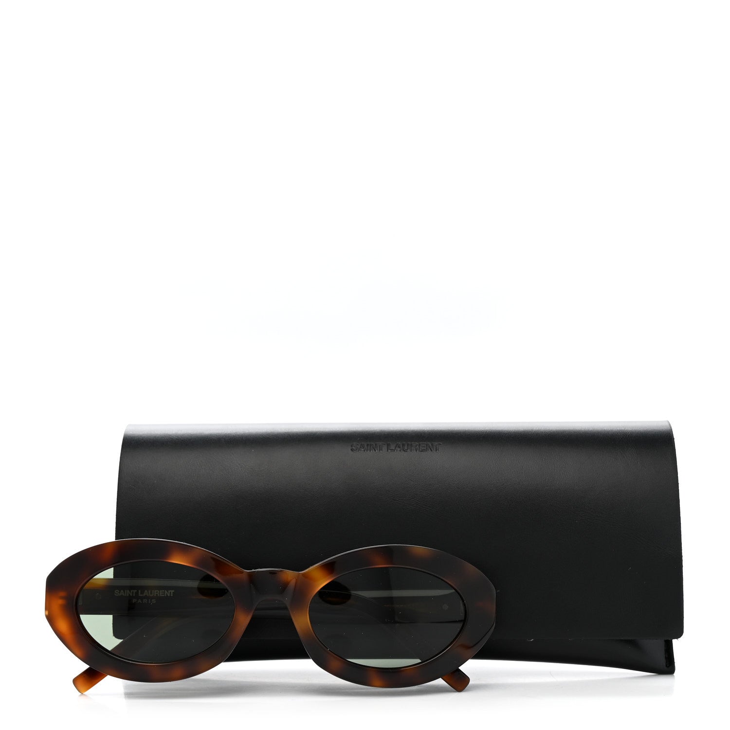 Saint Laurent Acetate Oval Sunglasses SL M136 Medium Havana 7 of 7