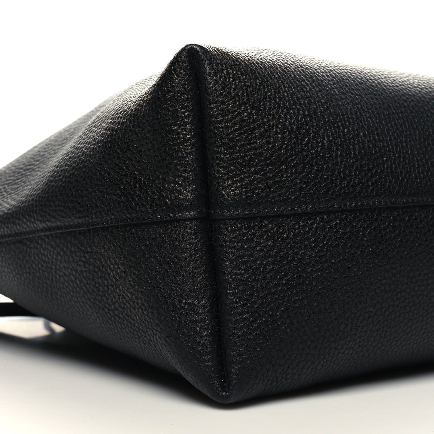 Vitello Daino Small Concept Shopper Tote Black Astrale