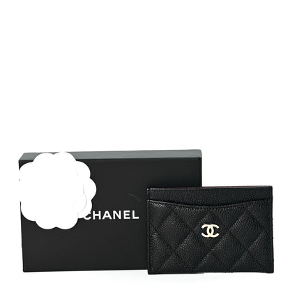 Chanel Caviar Quilted Card Holder Black 9 of 9