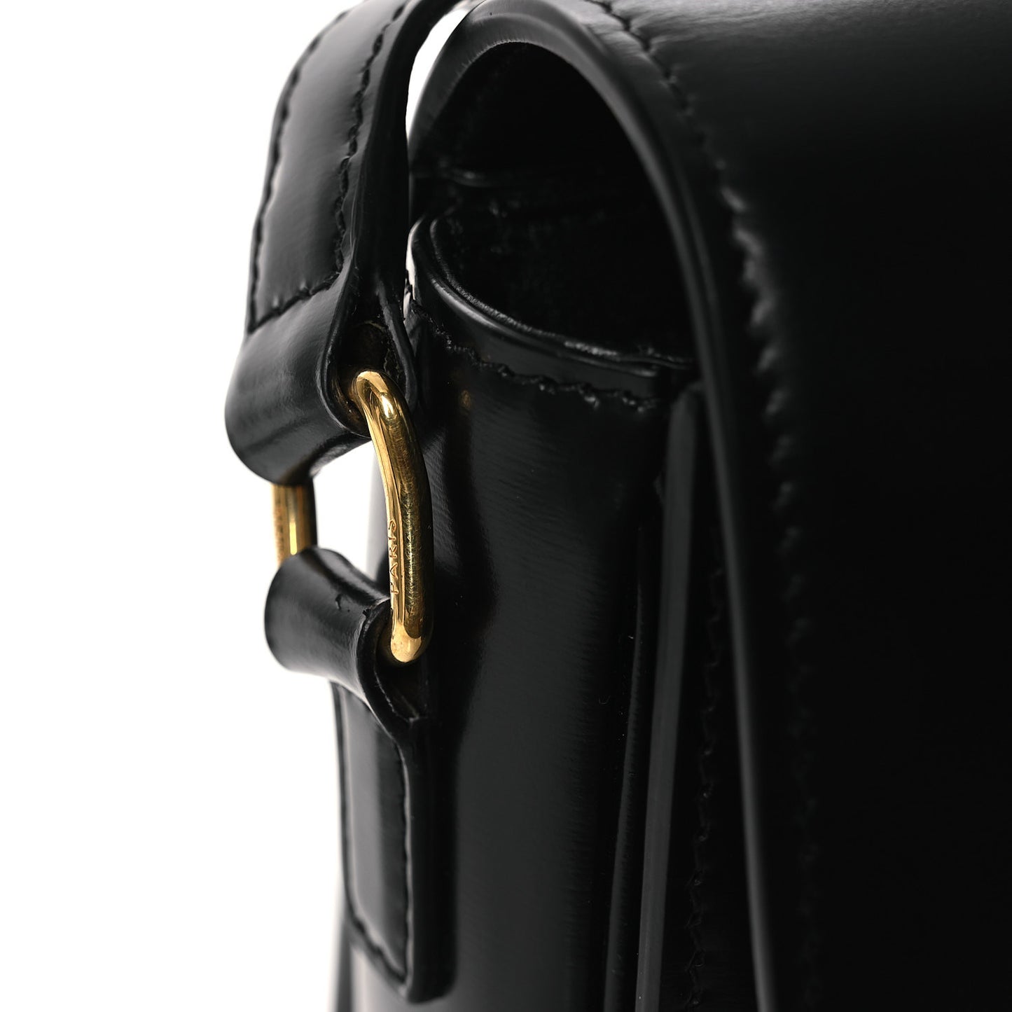 Shiny Calfskin Teen Triomphe Black