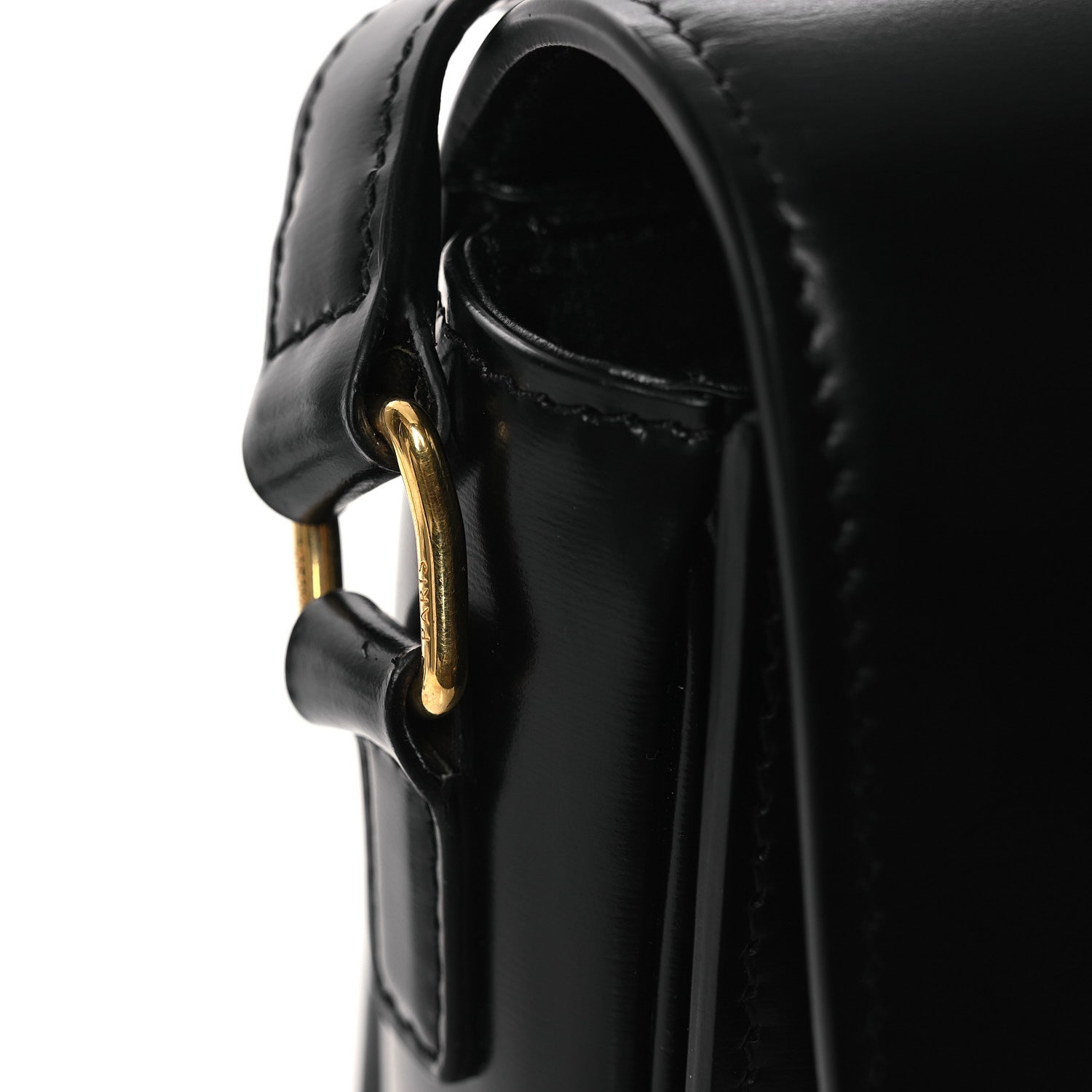 Celine Shiny Calfskin Teen Triomphe Black 12 of 12