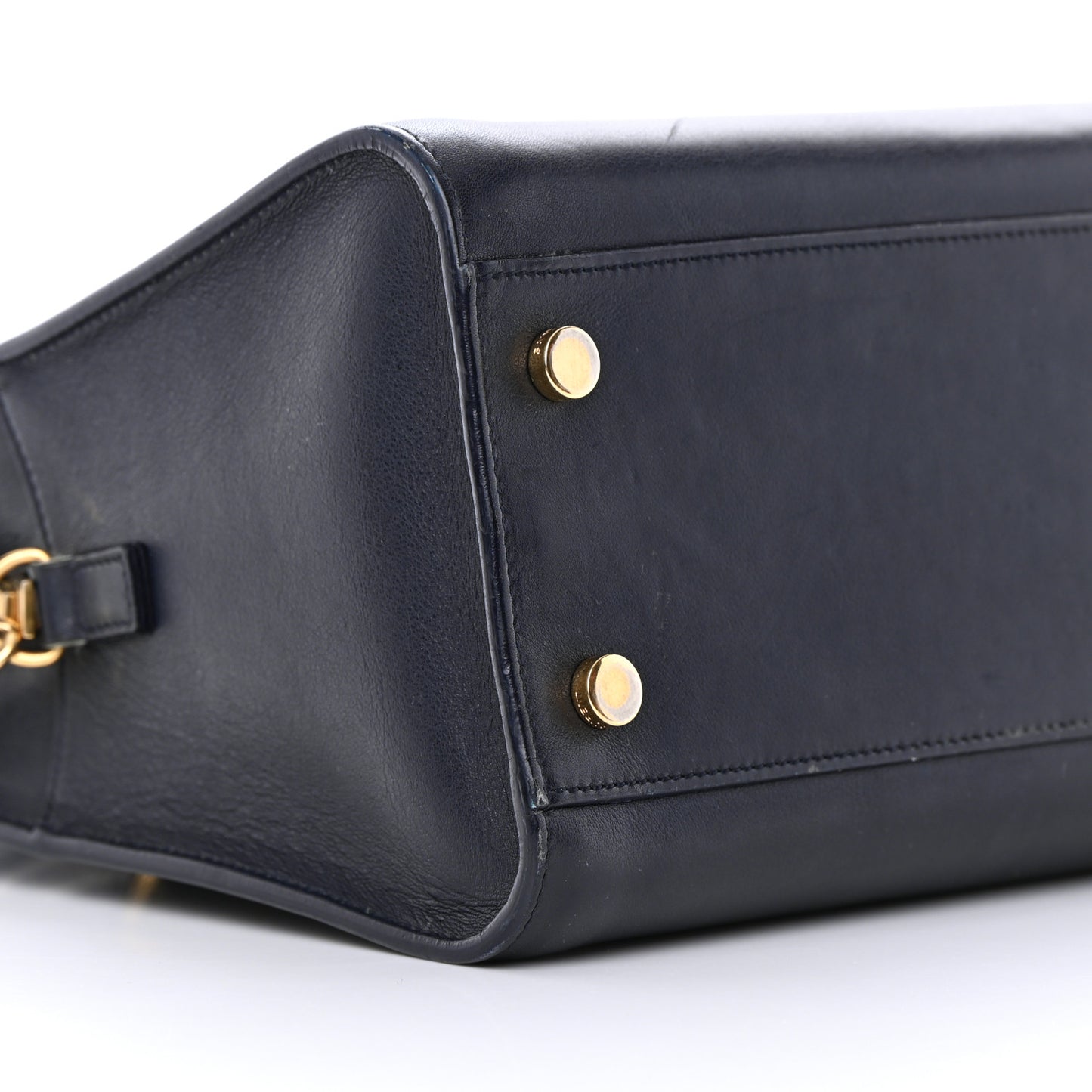 Smooth Calfskin Small Monogram Cabas Navy