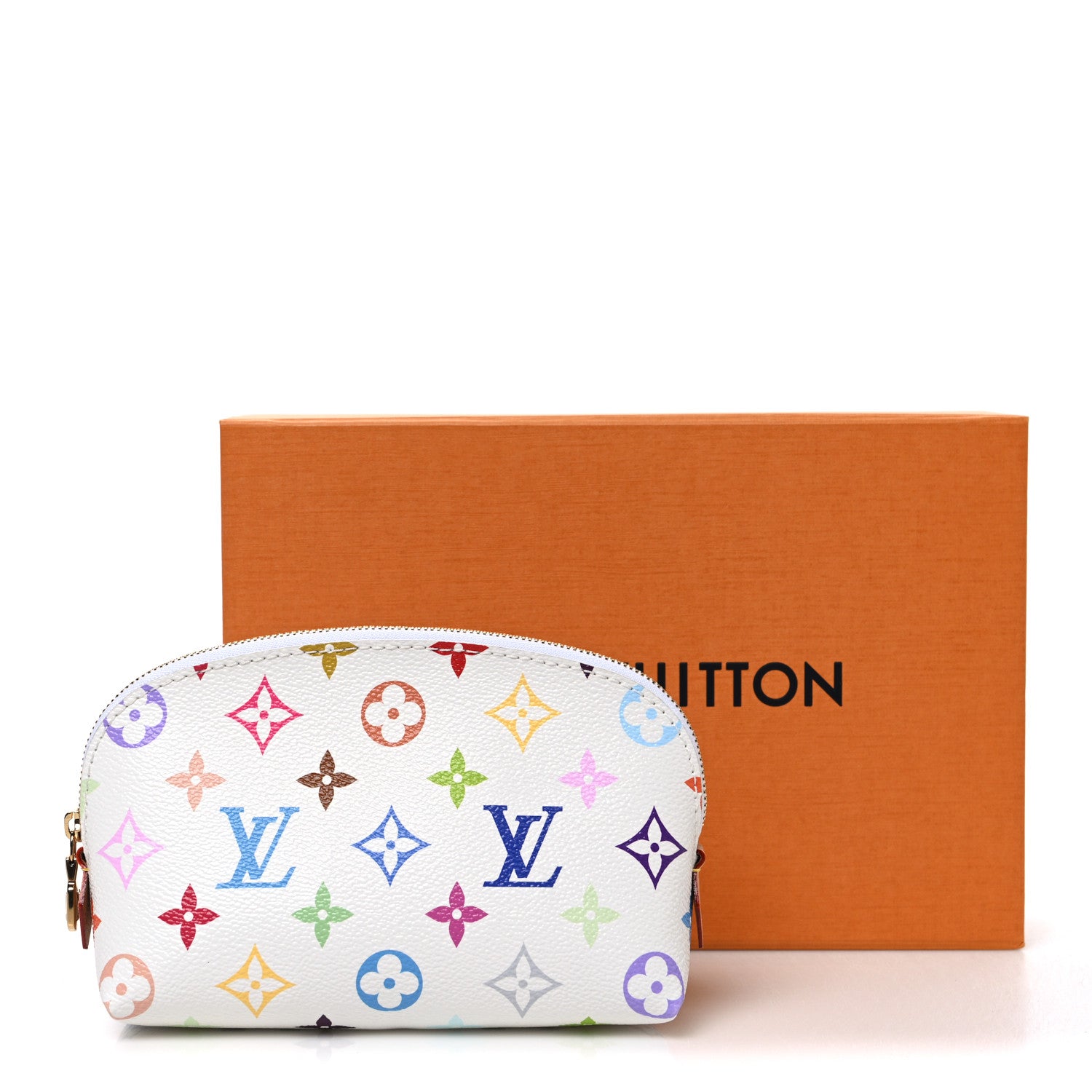 Louis Vuitton LV x TM Monogram Multicolor Cosmetic Pouch PM White 7 of 7