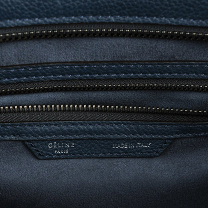 Celine Drummed Calfskin Mini Luggage Orage 7 of 8