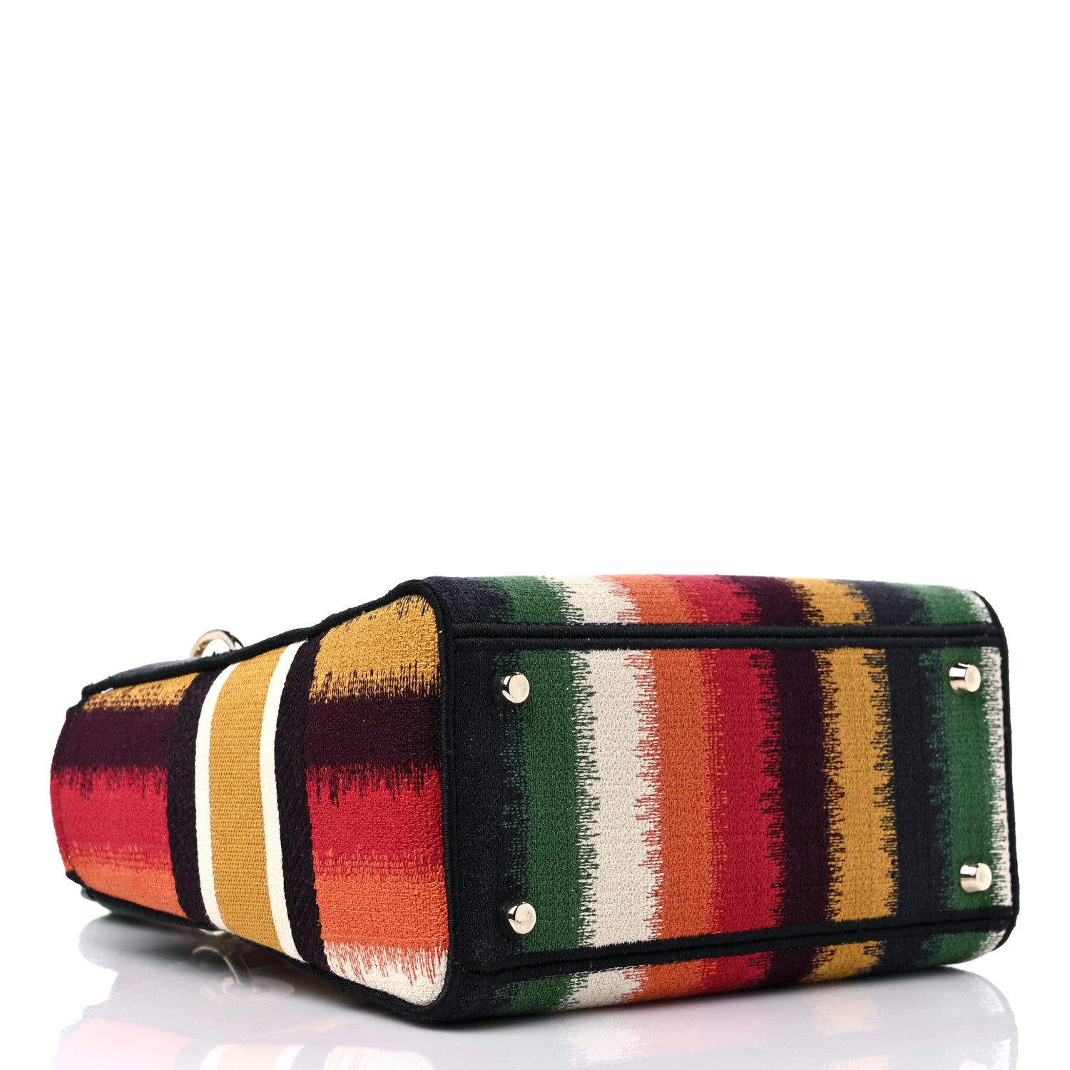 Christian Dior Canvas Medium D-Stripes Lady D-Lite Multicolor 4 of 10