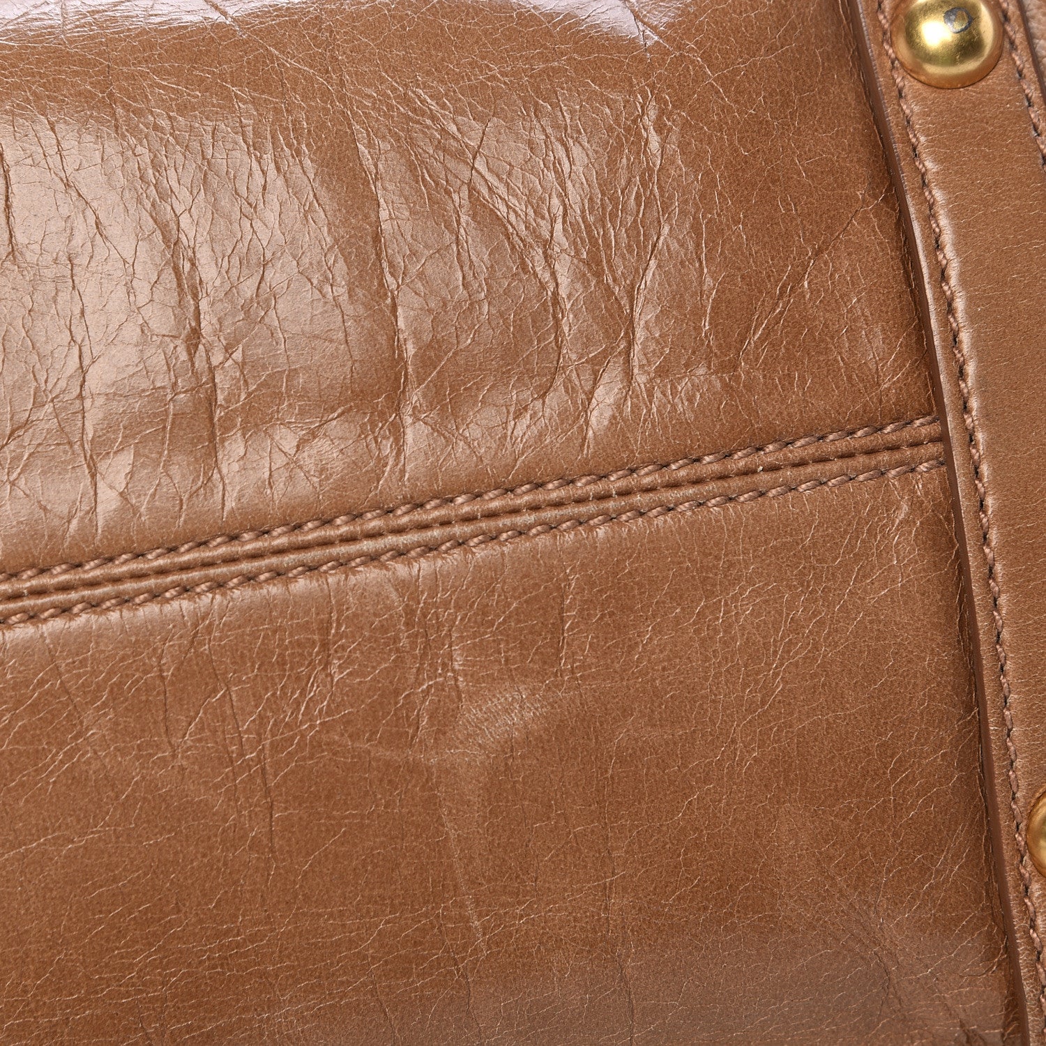 Miu Miu Vitello Lux Mini Bow Bag Brown 16 of 18