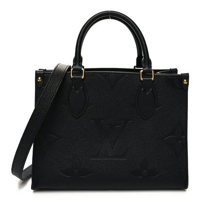 Louis Vuitton Empreinte Monogram Giant Onthego PM Black 1 of 9