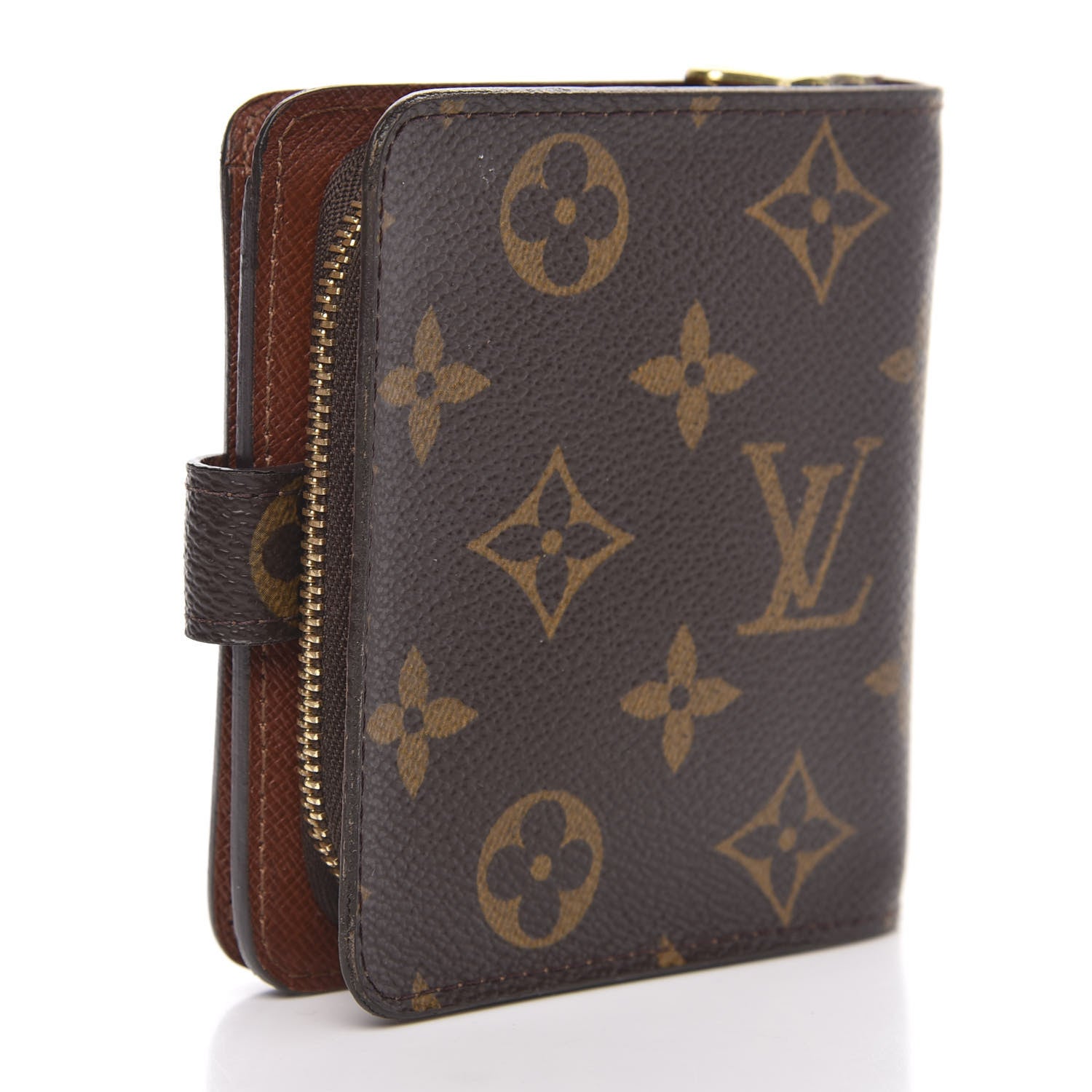 Louis Vuitton Monogram Compact Zippe Zipped Wallet 3 of 11