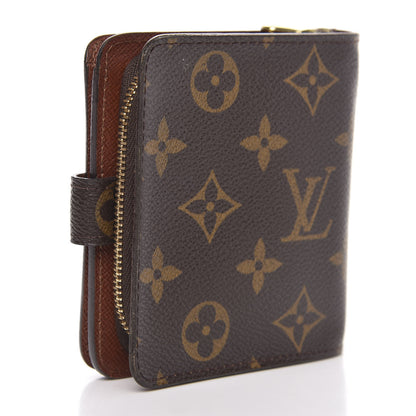 Louis Vuitton Monogram Compact Zippe Zipped Wallet 3 of 11