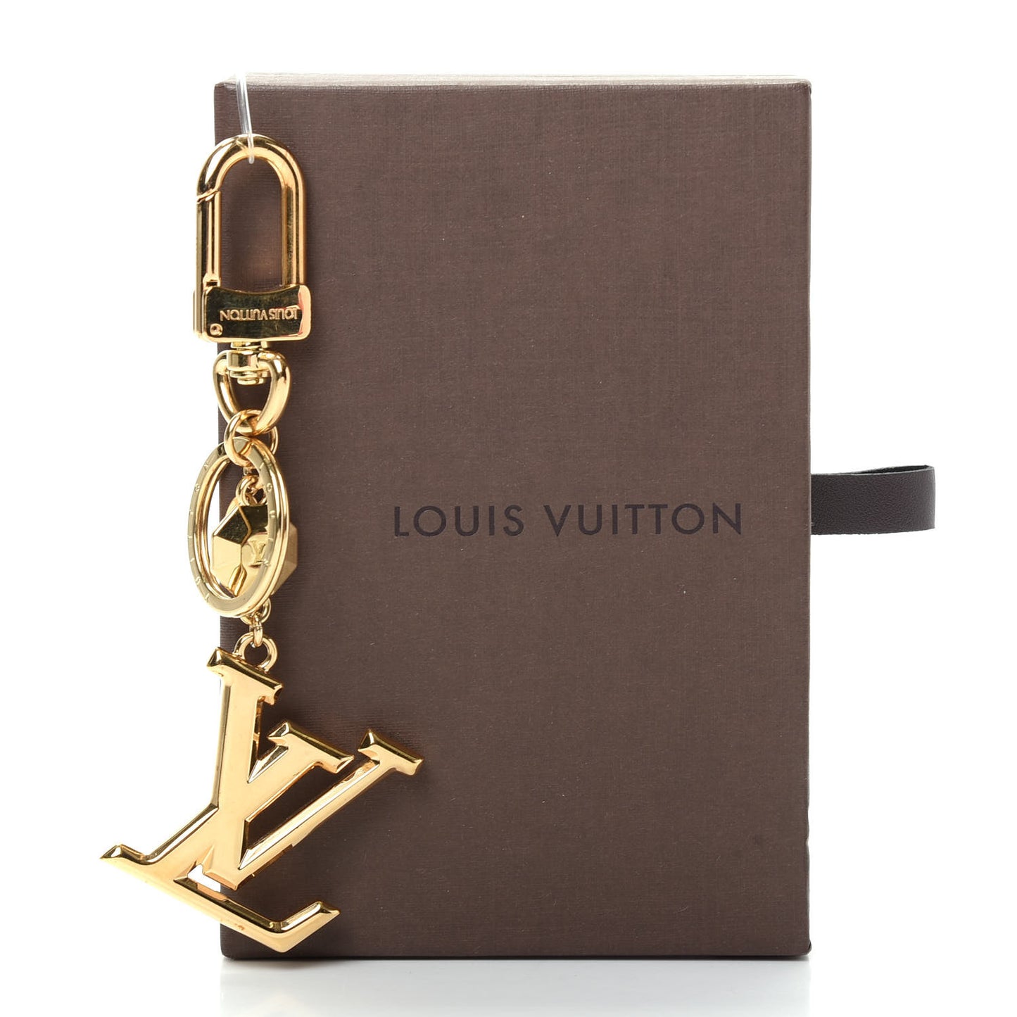 LV Facettes Bag Charm Key Holder Gold
