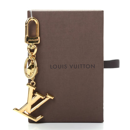 Louis Vuitton LV Facettes Bag Charm Key Holder Gold 3 of 3