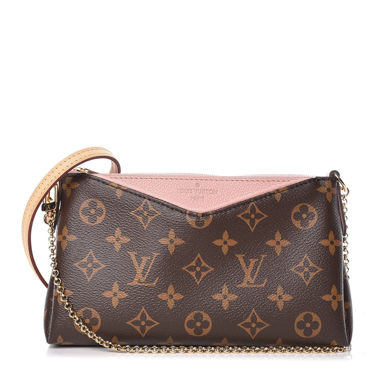 Monogram Pallas Clutch Rose Poudre