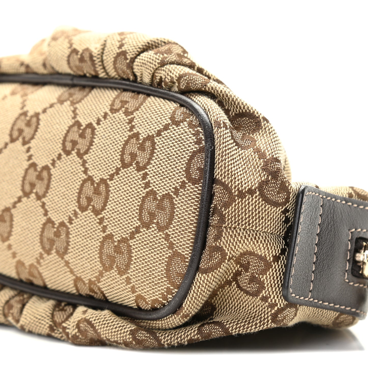 Monogram Medium Bamboo Cosmetic Case Dark Brown