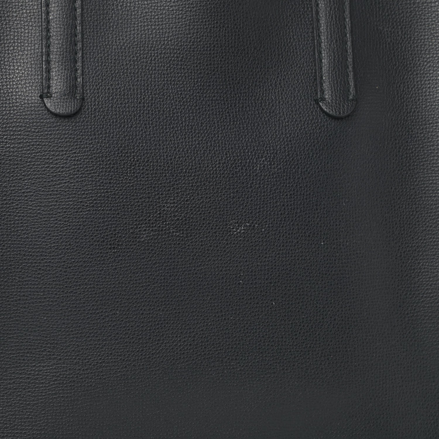 Burberry Calfskin TB Motif Embossed Medium Tote Black 5 of 7