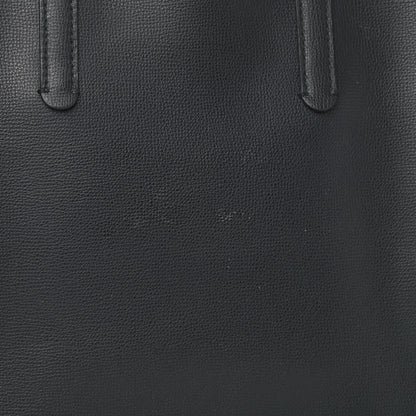 Burberry Calfskin TB Motif Embossed Medium Tote Black 5 of 7