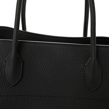 The Row Grained Calfskin Soft Margaux 17 Black 13 of 17