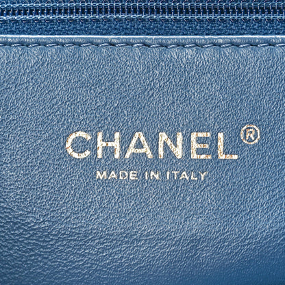 Chanel Caviar Quilted Business Affinity Backpack Blue 6 of 11