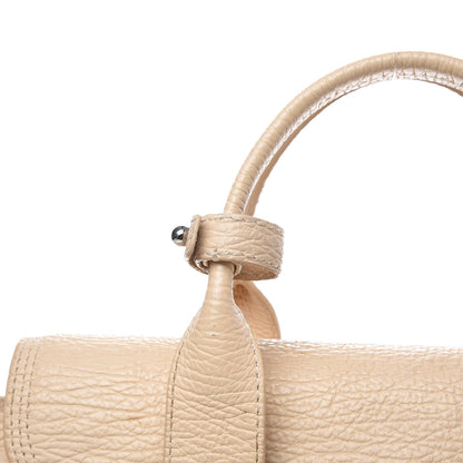 3.1 Phillip Lim 3.1 Textured Calfskin Medium Pashli Satchel White Peach 14 of 18
