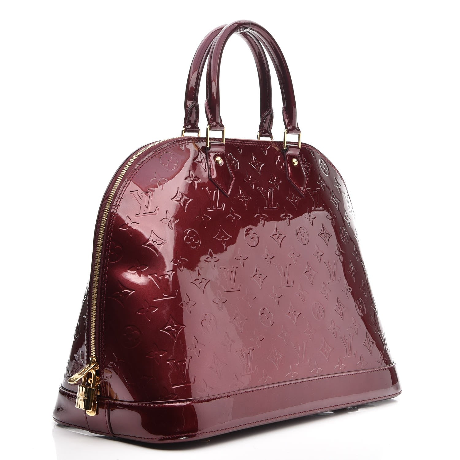 Louis Vuitton Vernis Alma GM Rouge Fauviste 3 of 7