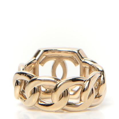Chanel Pearl CC Ring 6 Gold 4 of 5