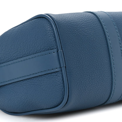Louis Vuitton Calfskin Aerogram Keepall XS Blue 7 of 8