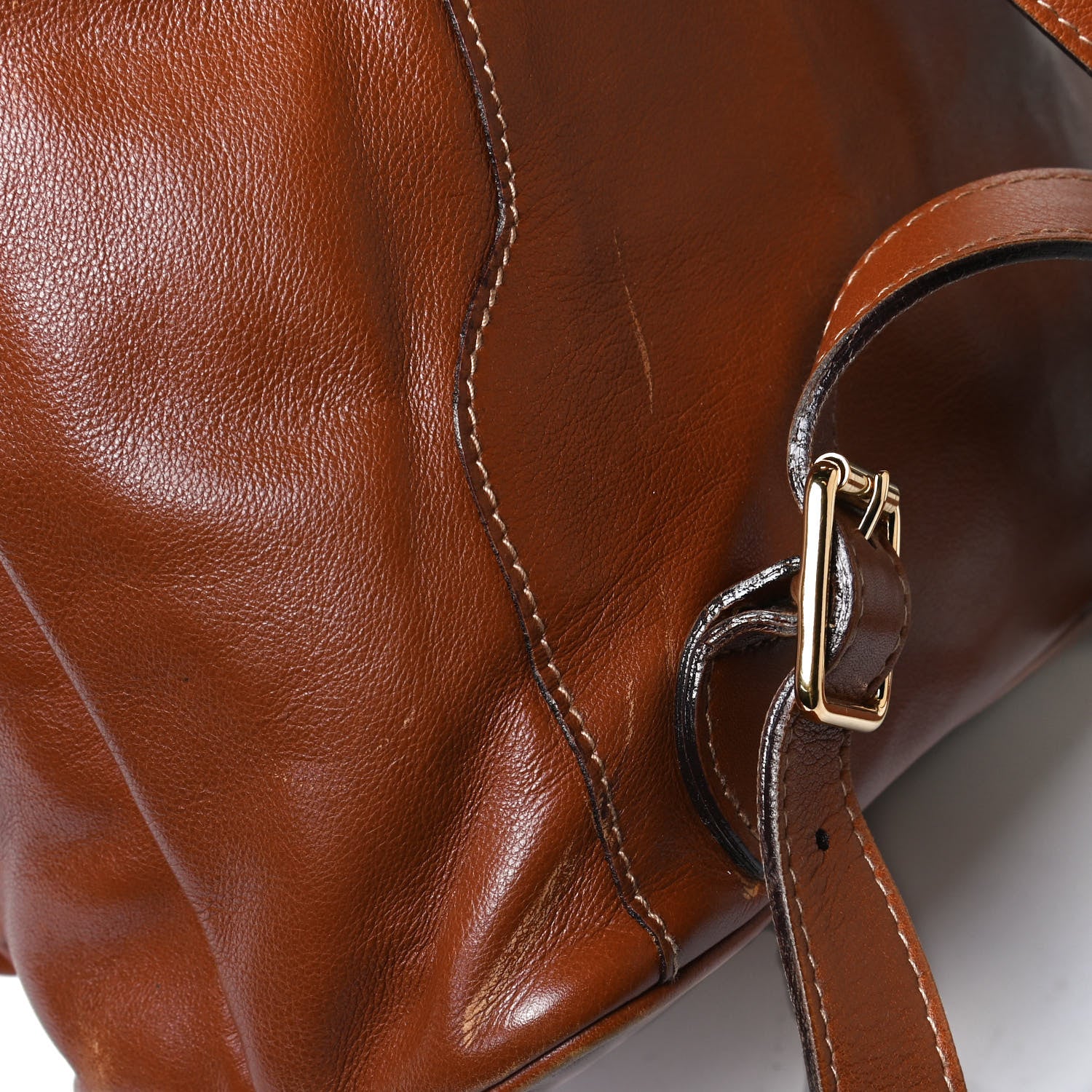 Gucci Calfskin Bamboo Backpack Brown 22 of 31