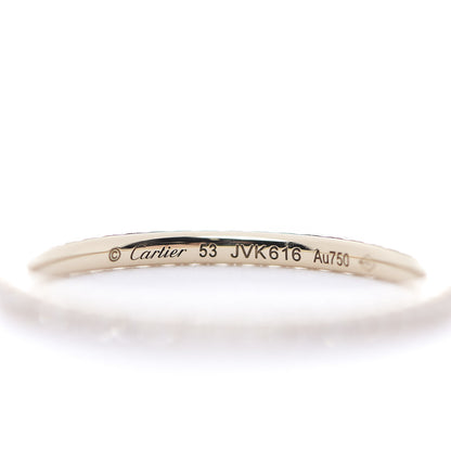 Cartier 18K Yellow Gold Diamond Etincelle De Eternity Ring 53 6.5 5 of 6
