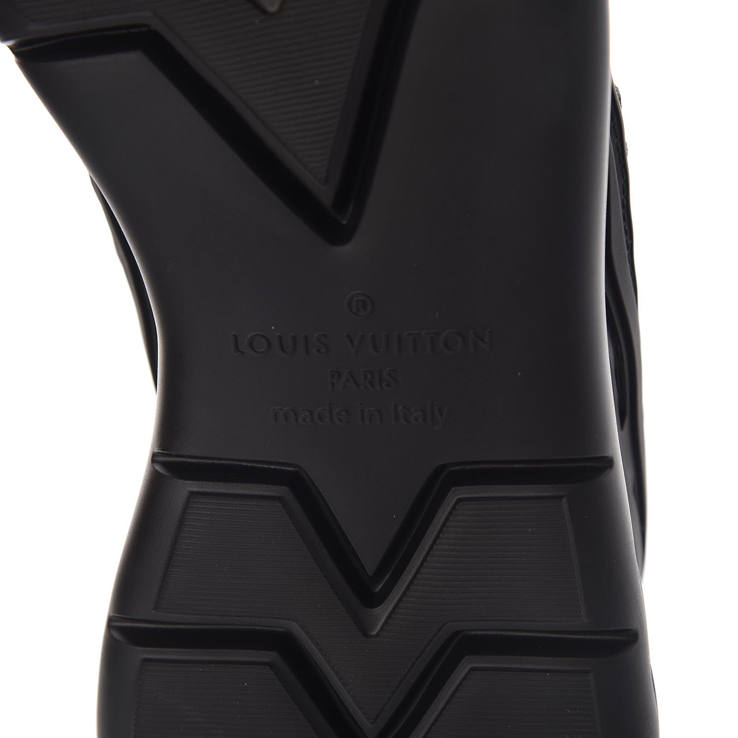 Louis Vuitton Neoprene Mesh Rubber Monogram Camo Fastlane Low Sneakers 9.5 Black 7 of 8