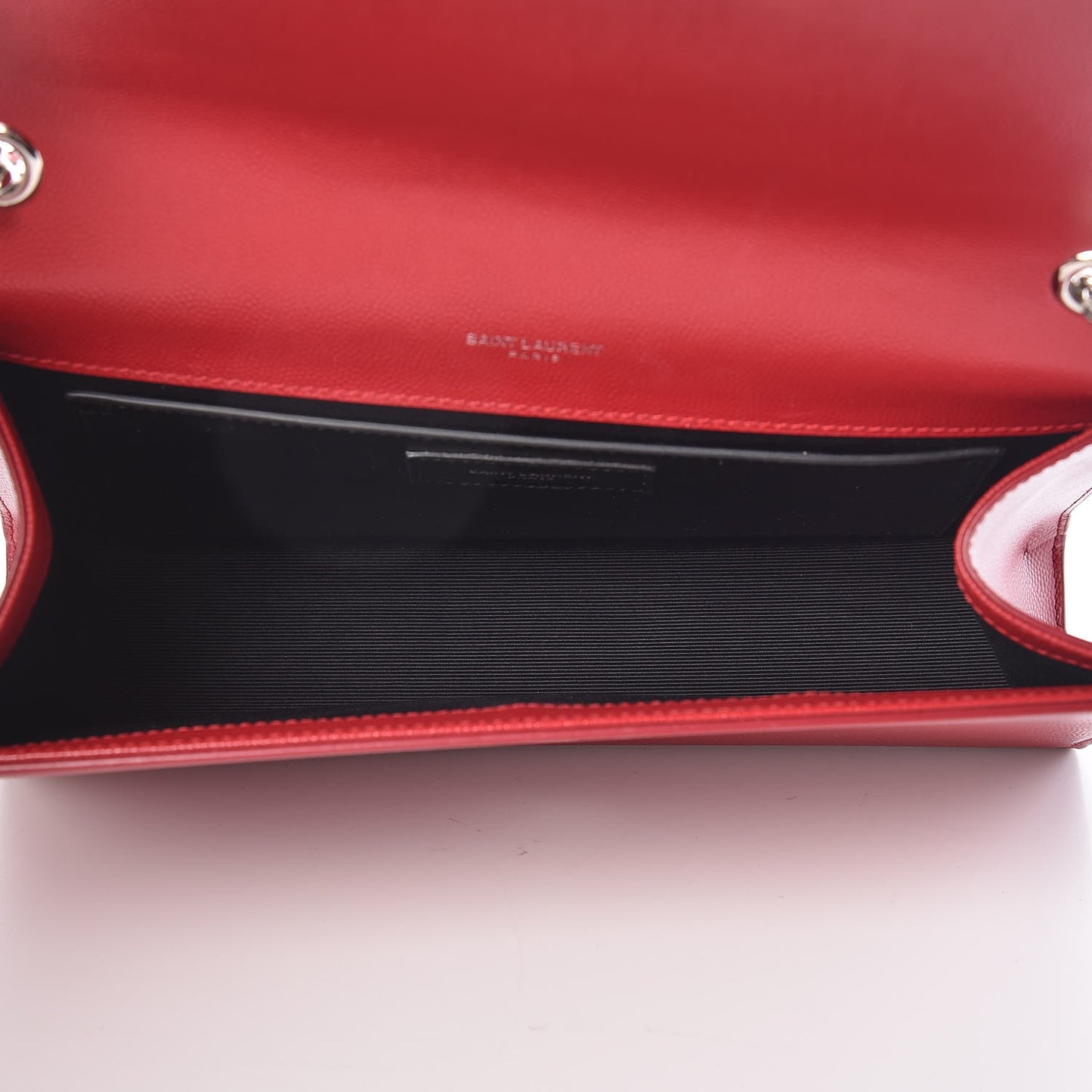 Grain De Poudre Medium Monogram Kate Satchel Red
