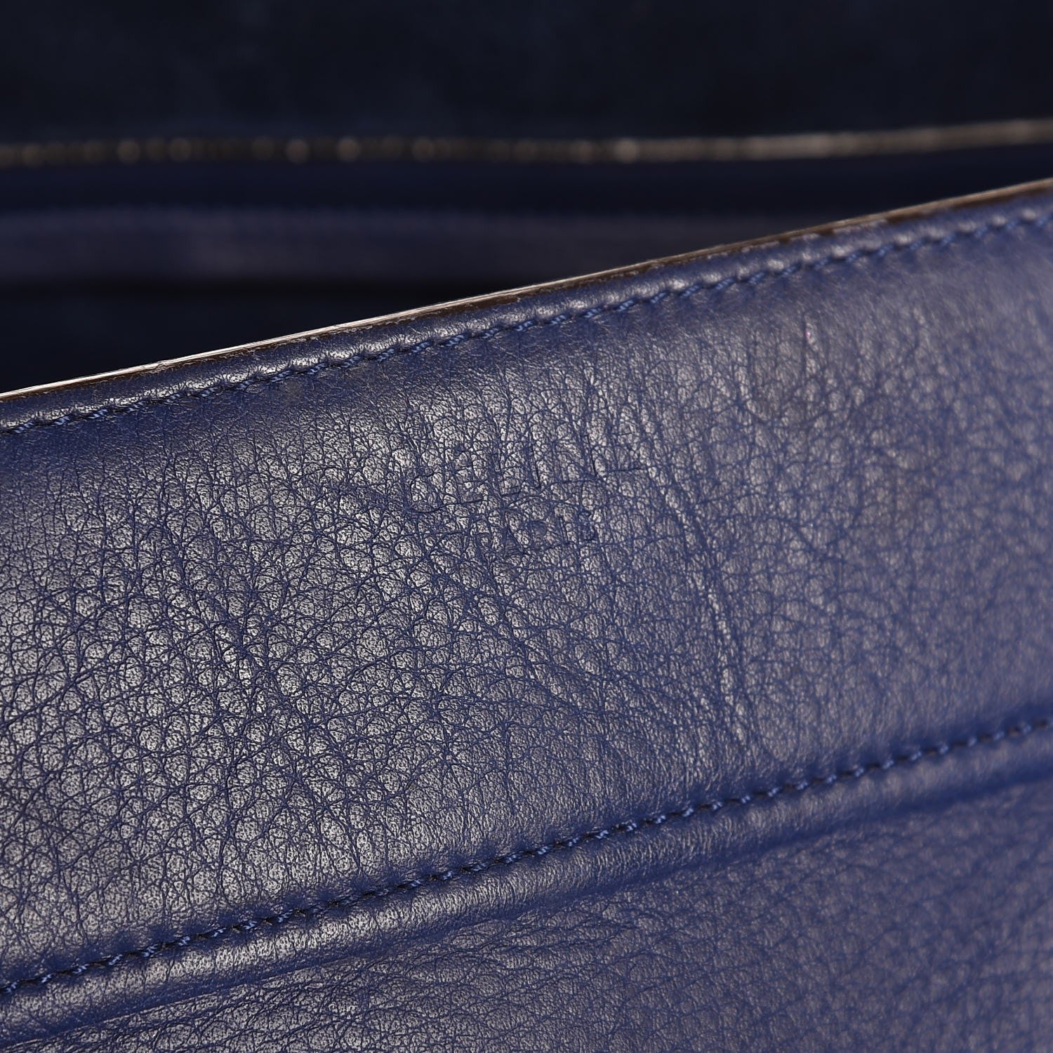 Celine Supple Calfskin Medium Phantom Luggage Indigo 7 of 24