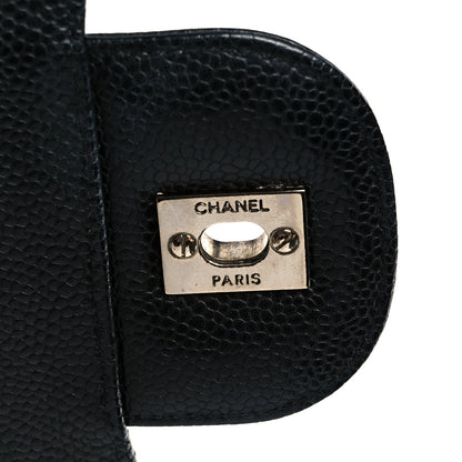 Chanel Caviar Quilted Jumbo Single Flap Black 7 of 12