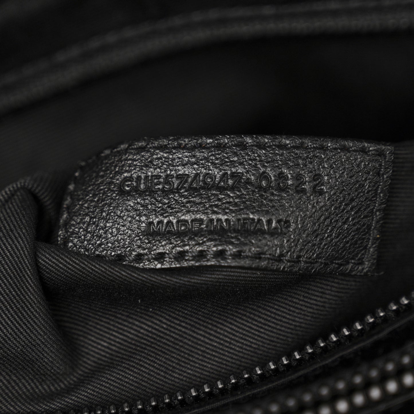 Calfskin Y Quilted Monogram Monochrome Large Loulou Chain Satchel Black