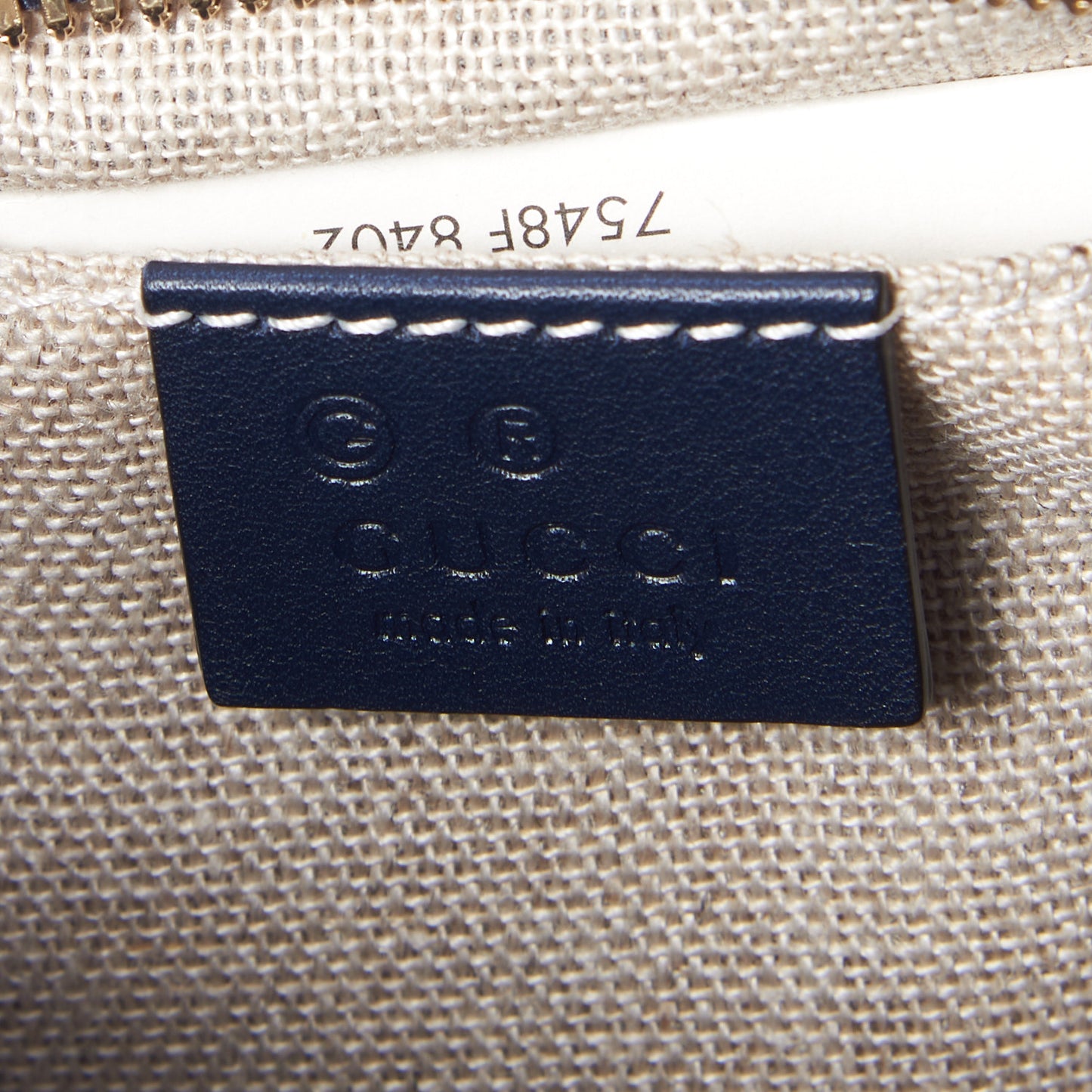 Soft Microguccissima Mini Bree Messenger Bag Blue