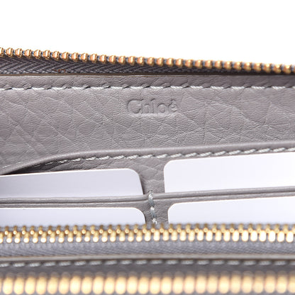 Chloe Calfskin Marcie Long Zip Around Wallet Cashmere Grey 6 of 11