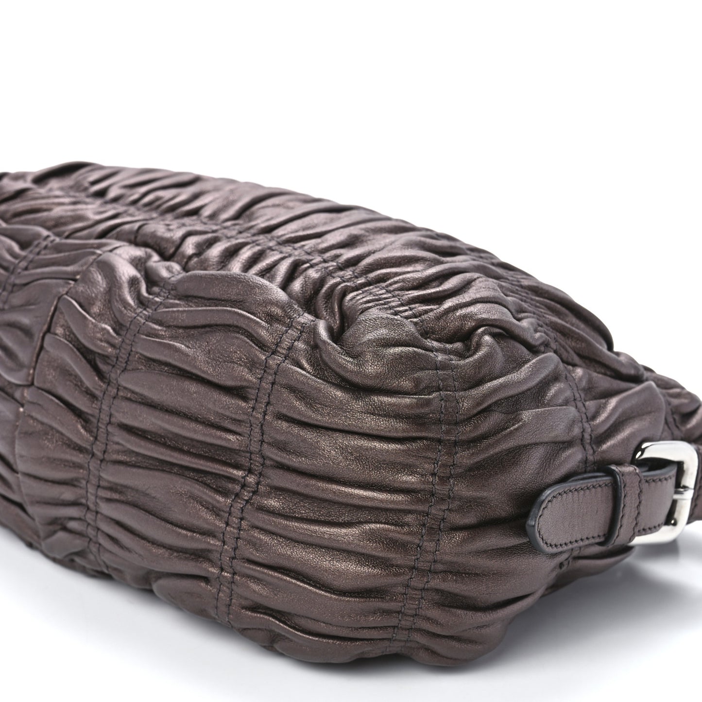 Nappa Gaufre Mordore Chain Bag Brown