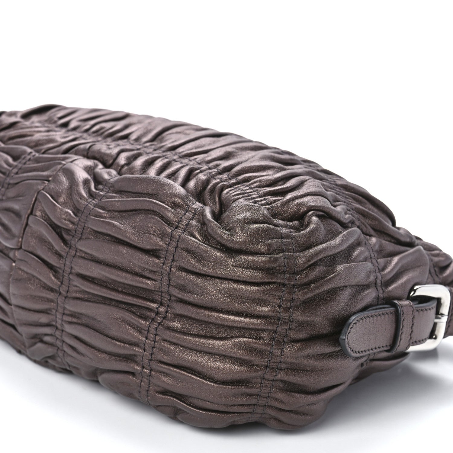 Prada Nappa Gaufre Mordore Chain Bag Brown 11 of 11