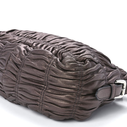 Prada Nappa Gaufre Mordore Chain Bag Brown 11 of 11