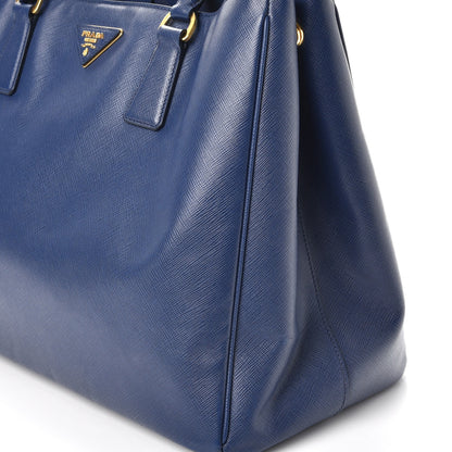 Prada Saffiano Lux Large Tote Bluette 10 of 10