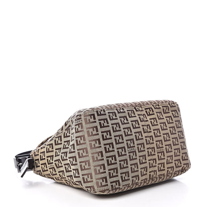 Fendi Zucchino Baguette Mogano Panna Brown 4 of 9
