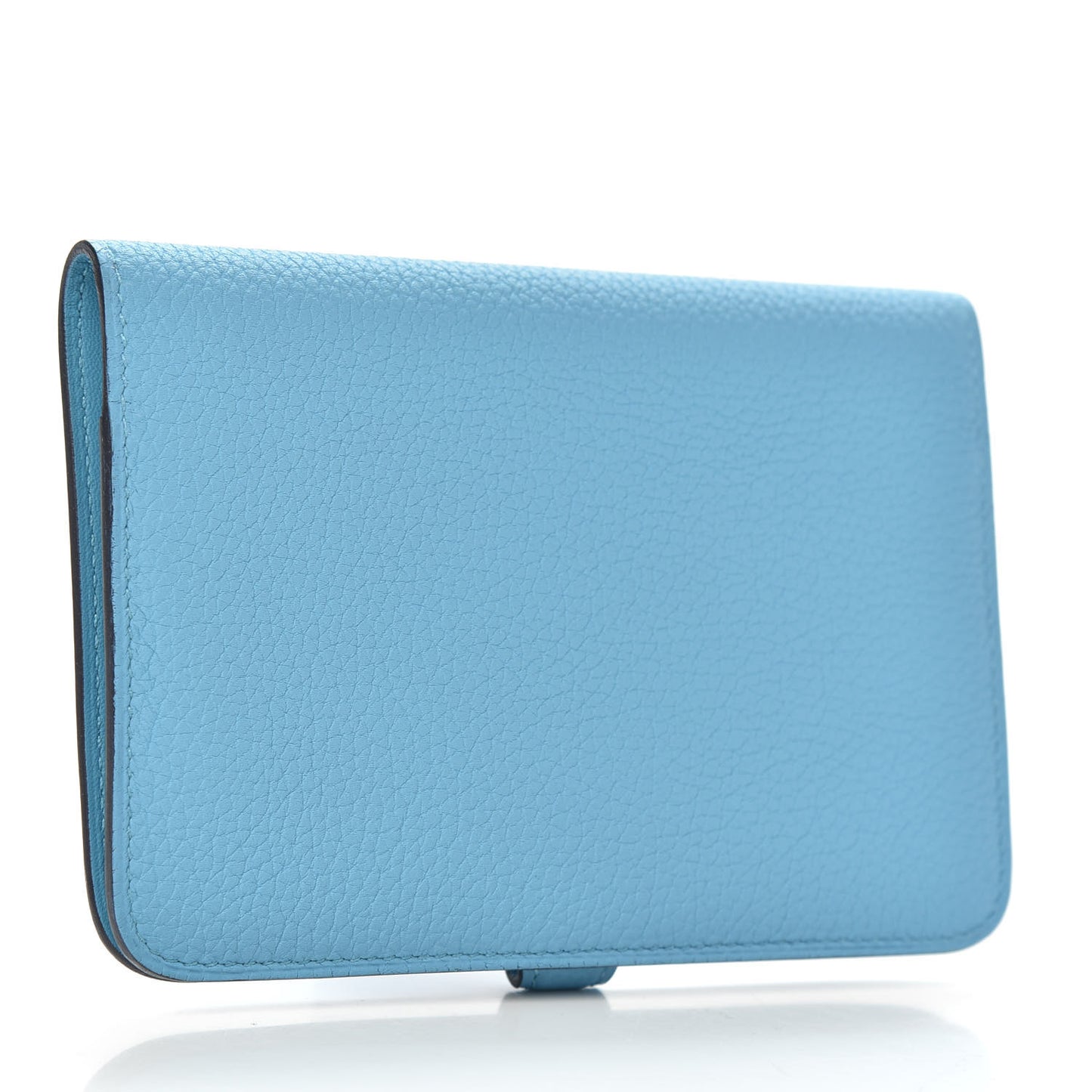Togo Dogon Compact Wallet Blue du Nord