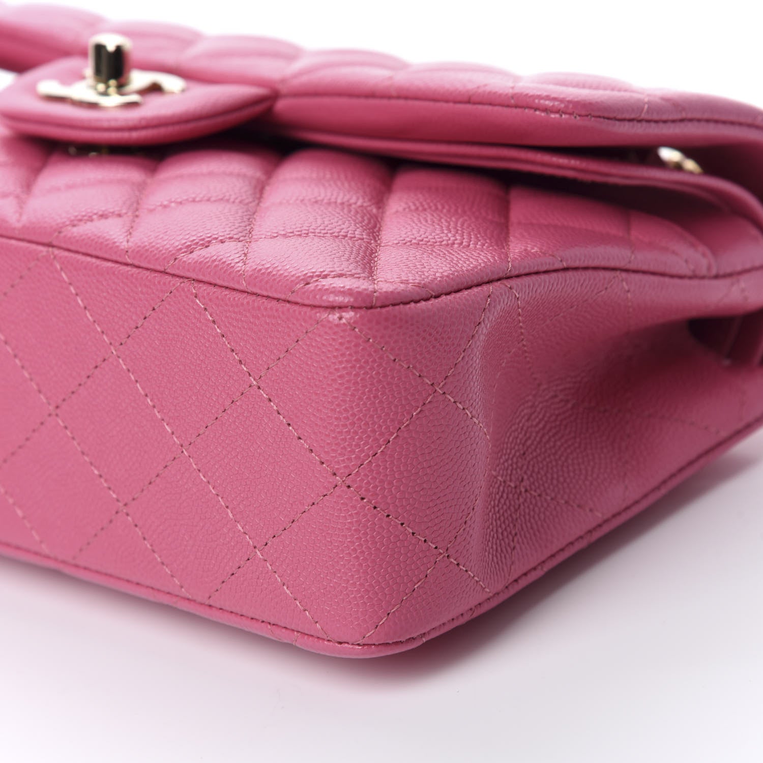 Chanel Caviar Quilted Small Double Flap Pink 7 of 11