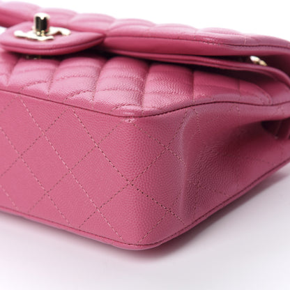 Chanel Caviar Quilted Small Double Flap Pink 7 of 11