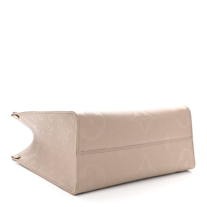 Louis Vuitton Empreinte Monogram Giant Onthego MM Tourterelle 4 of 10
