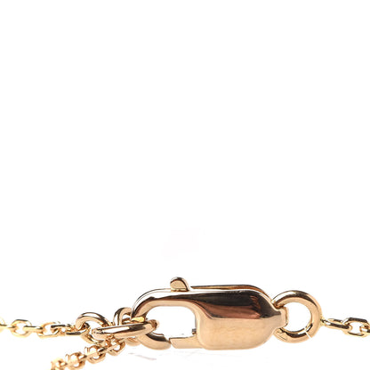 Van Cleef & Arpels 18K Yellow Gold Mother of Pearl Sweet Alhambra Butterfly Pendant Necklace 7 of 8