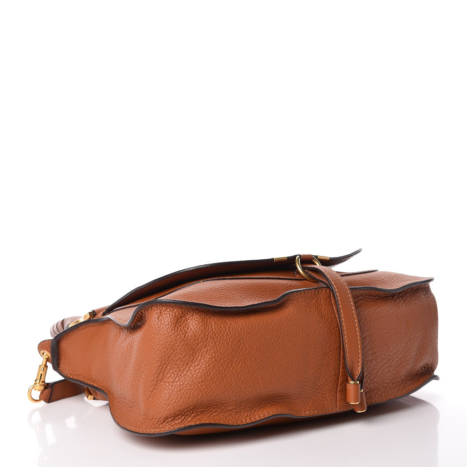Chloe Calfskin Medium Marcie Satchel Tan 4 of 10